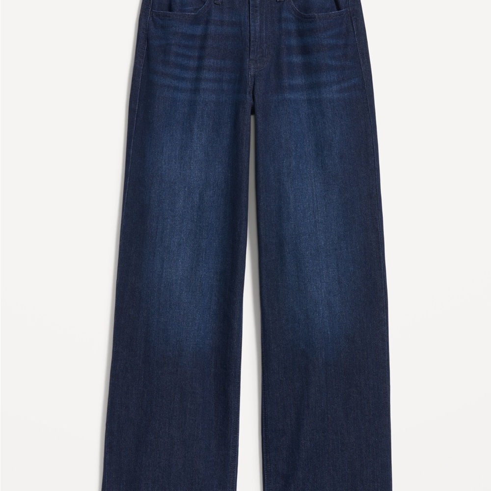 Old Navy Blue Flare Wide Leg Jeans